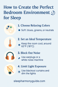 bedroom environment for sleep-pin