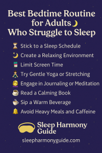 bedtime routine for adults-pin