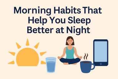 morning habits for better sleep