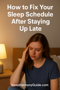 fix sleep schedule-pin