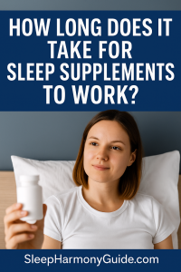 how long for sleep supplements to work