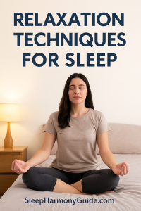 relaxation techniques for sleep-pin