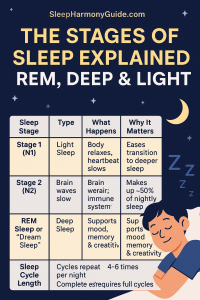 stages of sleep explained-pin
