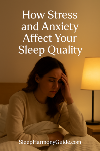 stress and sleep-pin