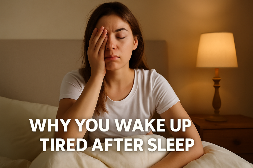 wake up tired after sleep