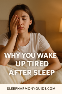 wake up tired after sleep-pin