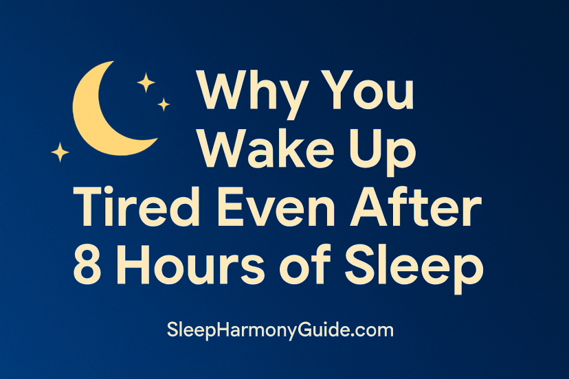 why do I wake up tired after 8 hours of sleep