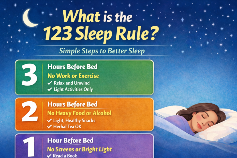 What is the 123 sleep rule