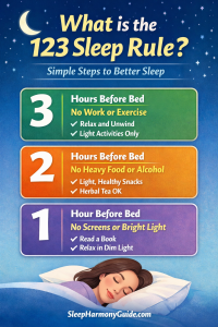 What is the 123 sleep rule-pin