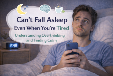can’t fall asleep even when tired