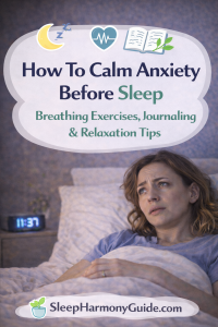 how to calm anxiety before sleep-pin