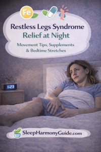 restless legs syndrome relief at night-pin