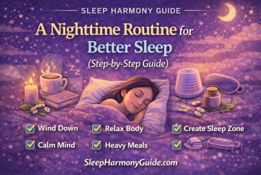 nighttime routine for better sleep