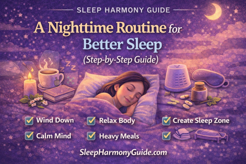 nighttime routine for better sleep