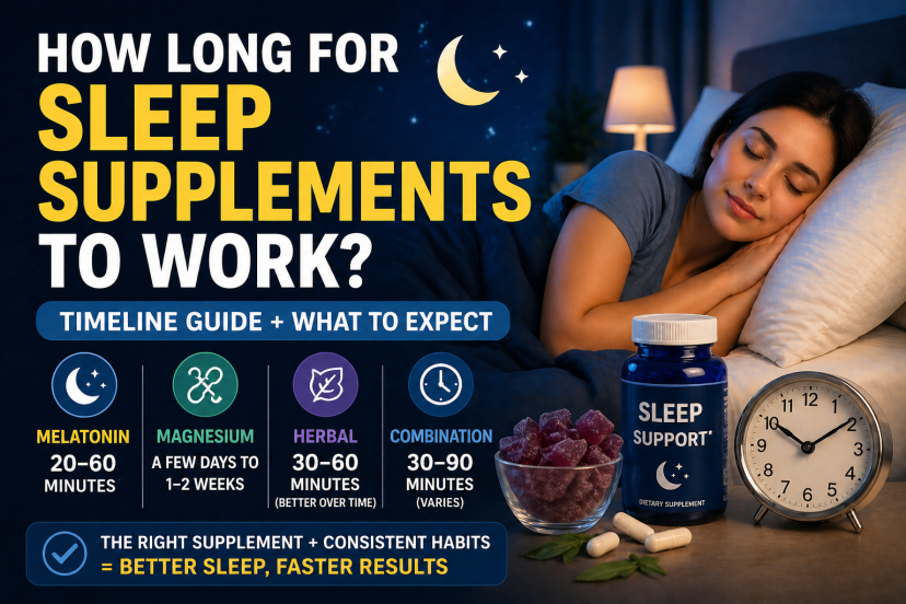 how long for sleep supplements to work
