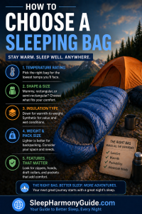 how to choose a sleeping bag-pin