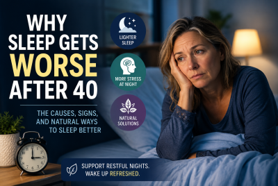 Sleep Gets Worse After 40