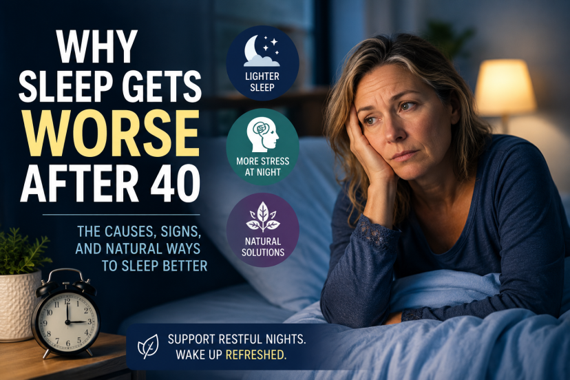 Sleep Gets Worse After 40