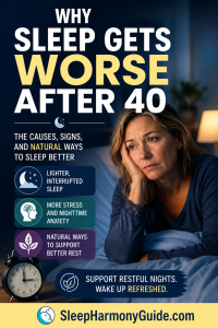 Sleep Gets Worse After 40