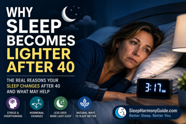 Why sleep becomes lighter after 40