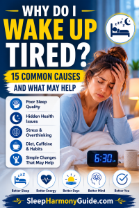 why do i wake up tired