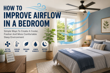 how to improve airflow in a bedroom