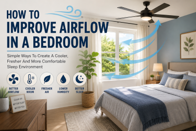 how to improve airflow in a bedroom