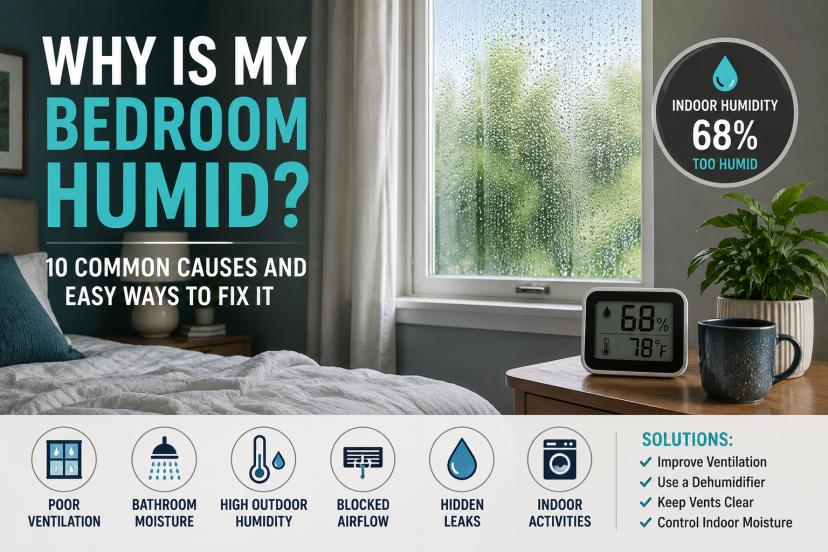 why is my bedroom humid