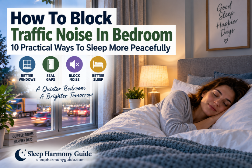 how to block traffic noise in bedroom